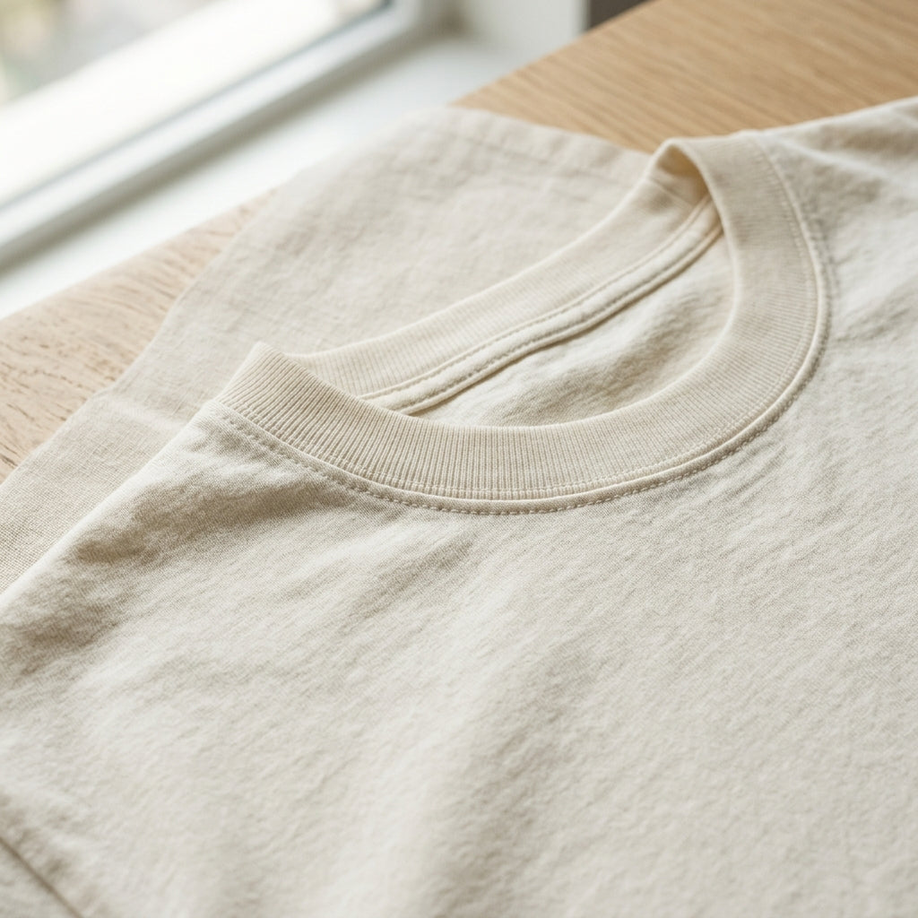 Comfort Colors 1717 Garment-Dyed Tee Detail Close-Up Mockup | Digital Download | POD Design Template | Commercial Use
