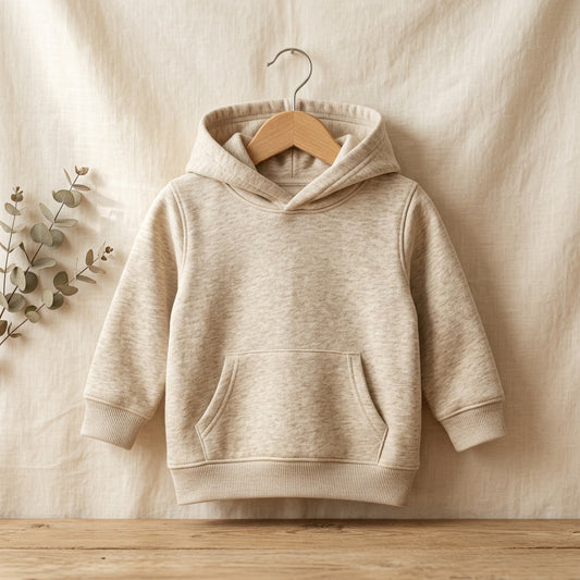 Baby Pullover Hoodie Lifestyle In-Use Mockup | Digital Download | POD Design Template | Commercial Use