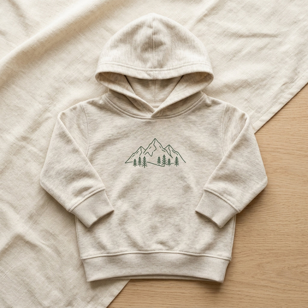 Baby Pullover Hoodie Mockup | Lifestyle