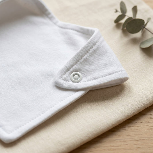Baby Bandana Bib Detail Close-Up Mockup | Digital Download | POD Design Template | Commercial Use