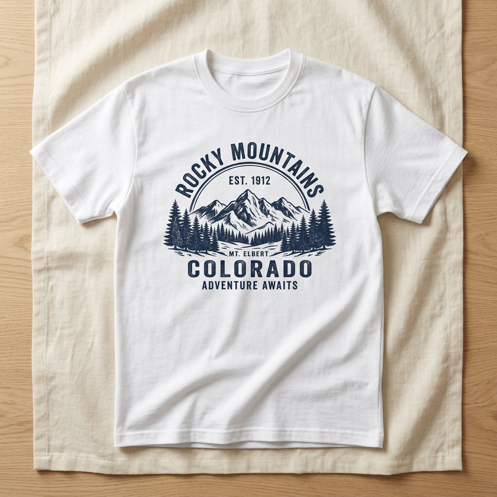 White T-Shirt Mockup | Folded Display