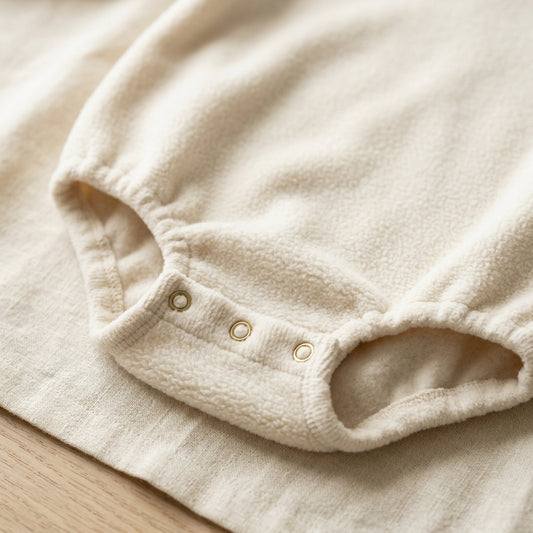 Baby Fleece Bubble Romper Detail Close-Up Mockup | Digital Download | POD Design Template | Commercial Use