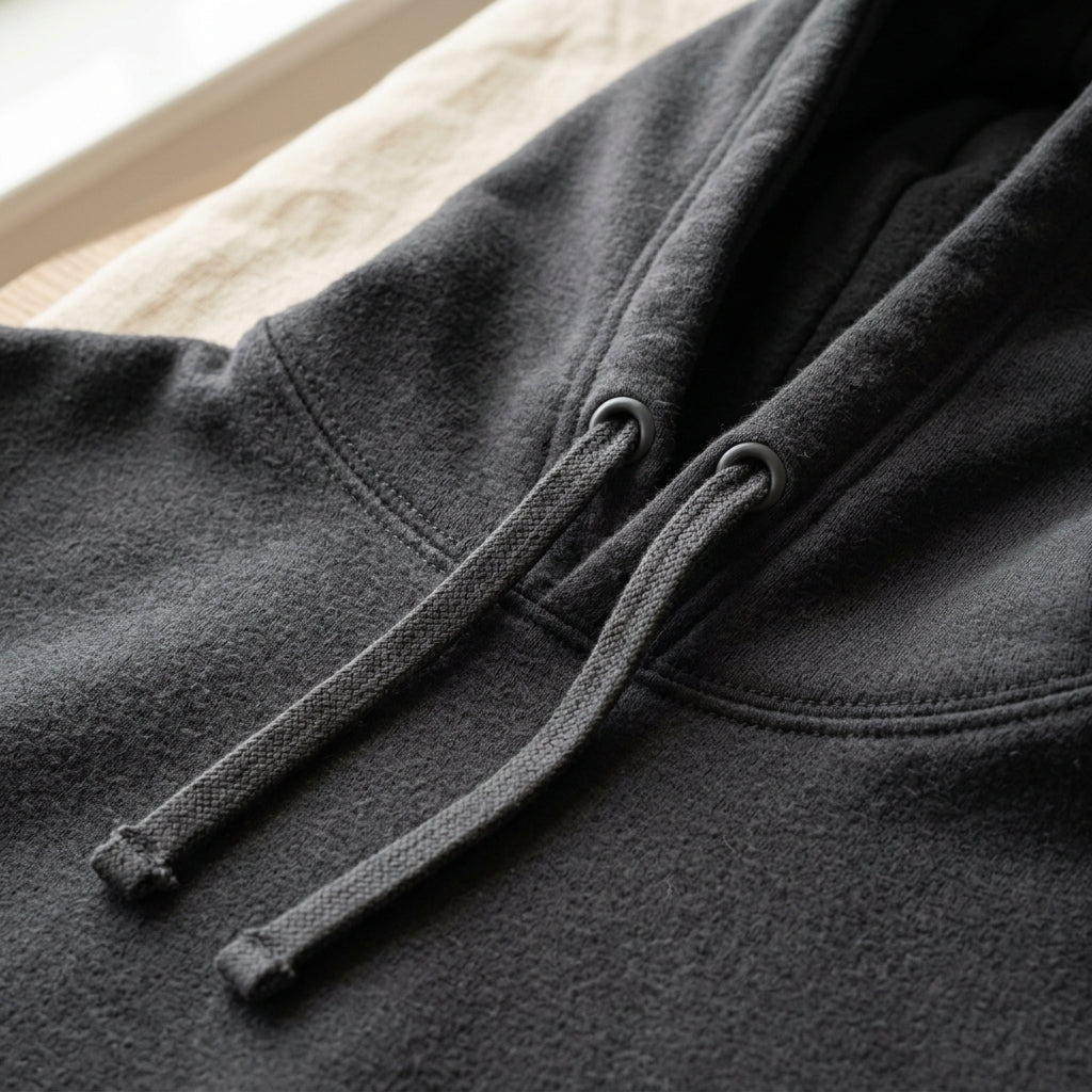 Sport-Tek ST255 Hooded Sweatshirt Detail Close-Up Mockup | Digital Download | POD Design Template | Commercial Use